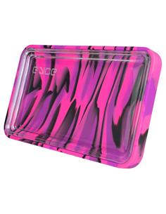 Bandeja de Vidrio Rolling Tray Rosado - Eyce