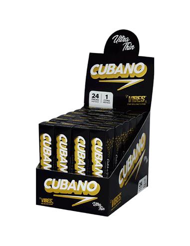 Cono King Size 24 Pack por Caja Cubano Ultra Thin - Vibes