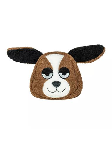 Bolso Peluche Iwiwis Perro Anti-Olor (Marron/Blanco) - Ozeta