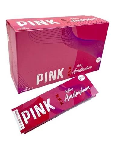 Papelillo Extra Fino Pink  1 1/4 25 Unidades - Rolling Amsterdam