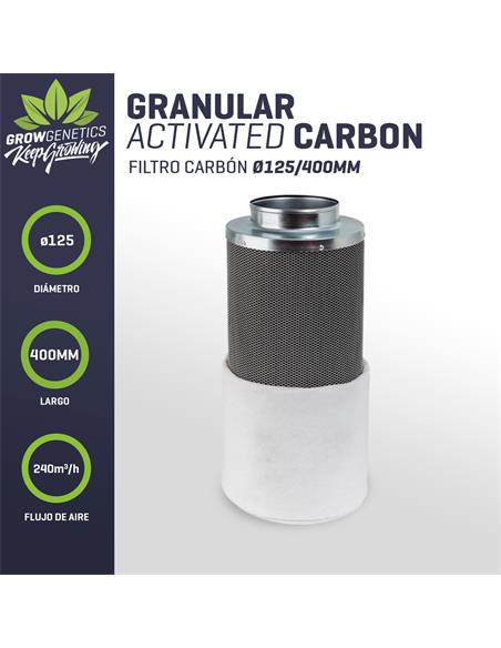Filtro Carbon 125/400MM (240m3/h) - Pure Factory