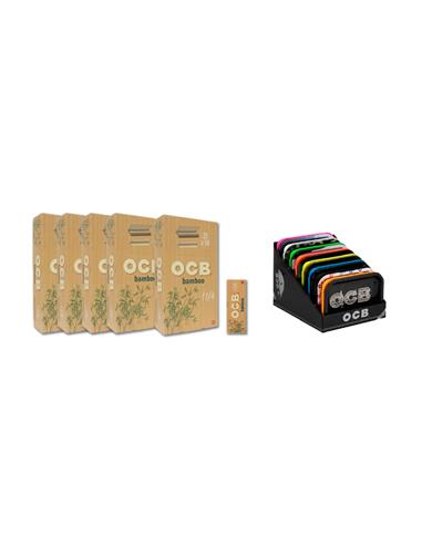 Pack OCB Bamboo + Bandeja Metalica Pequeña