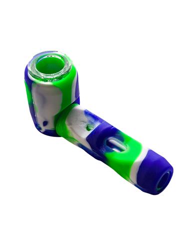 Pipa 2 Piezas Silicona y Vidrio - BY ZF