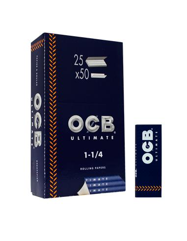 Papelillo OCB Ultimate 1 1/4 - Caja 25 Unidades