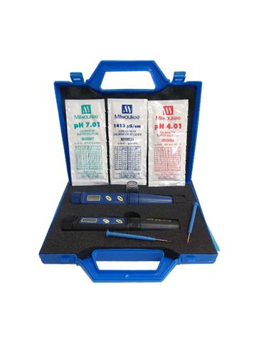 Kit Maletin Waterproof pH & EC - Milwaukee