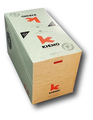 Khemo Filtro Slim Pulpa de Madera Caja 10 Bolsas 120 Unidades