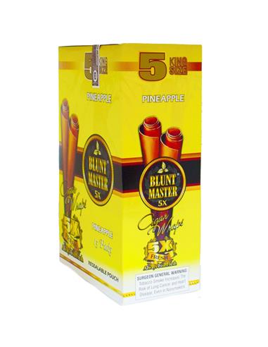 Blunt Master King Size 5X Pineapple - Caja 15 Unidades