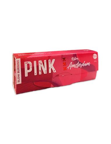 Papelillo Extra Fino PINK + Tips 1 1/4 25 Unidades - Rolling Amsterdam