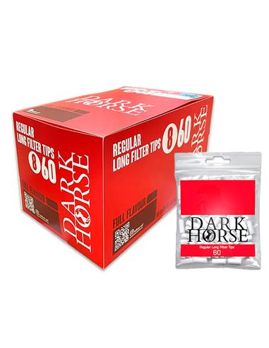 Regular Long Filter Tips 8x22cm Full Flavour 60 - Dark Horse