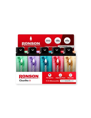 Encendedor CLEARLITE 20 Unidades - Ronson